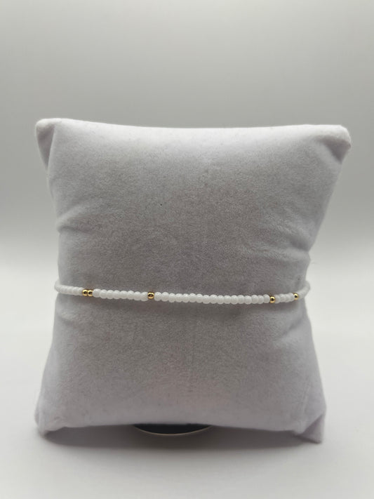 The Solid Series - White Bracelet